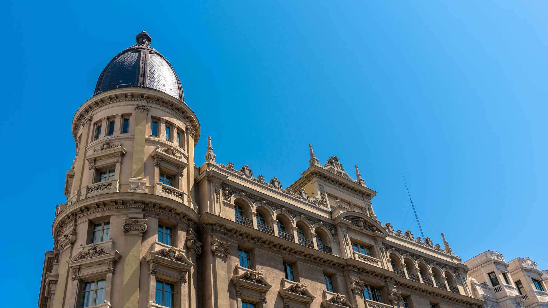 Fachada Casino Gran Vía Madrid