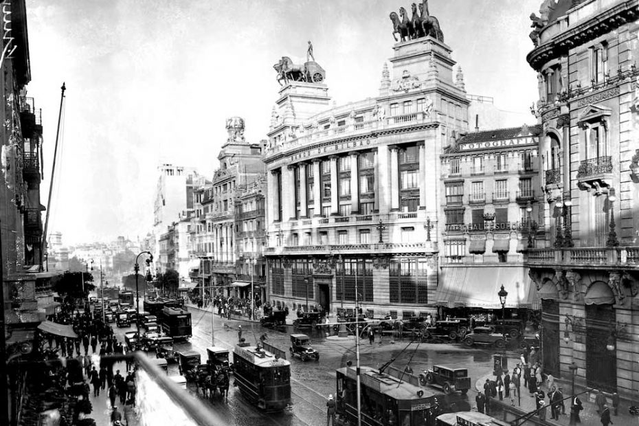 Exposición fotografías históricas de Gran Vía