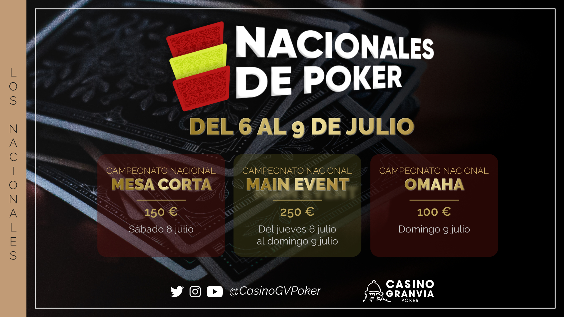 Nacionales de Poker Casino Gran Vía