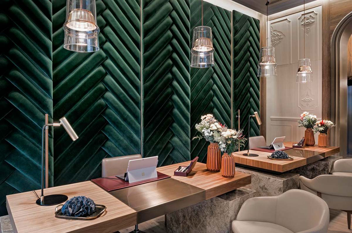 Hotel Círculo Gran Vía, hotel en Gran Vía con recepción de diseño