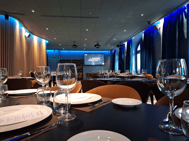 Vistas al centro de Madrid desde la sala para eventos Golden View